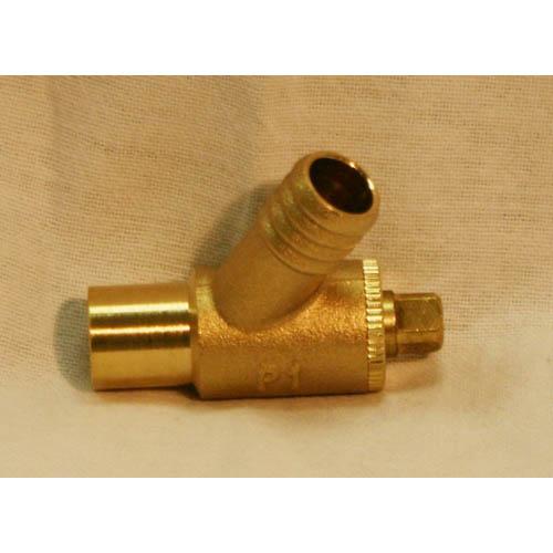 15MM TYPE A BRASS CAPILLARY DRAIN OFF COCK Image 1