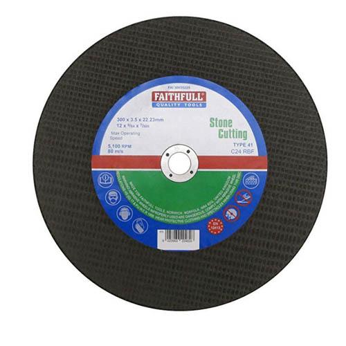 Faithfull Flat Metal Cutting Disc (300 x 3.5 x 22mm) FAI3003522M