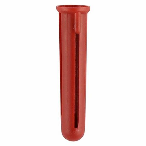TIMco Plastic Plugs - Red - Pack of 100