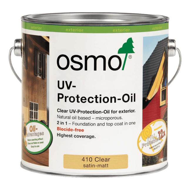 410C Clear Satin UV Protection Oil (0.75L)