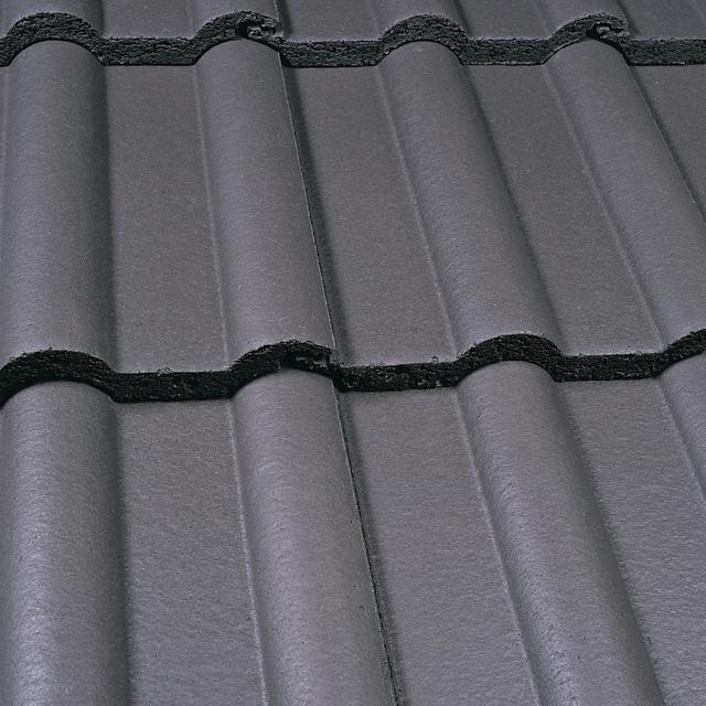 Marley Smooth Grey Double Roman Roof Tile (420 x 330 mm)