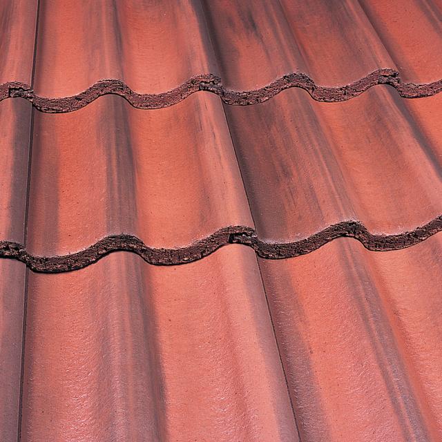 Marley Old English Dark Red Mendip Roof Tile (420 x 330 mm)