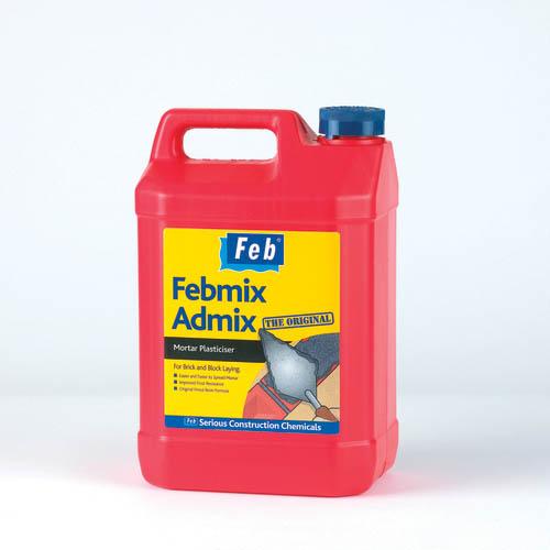 Feb Febmix Admix The Original Mortar Plasticiser (5L)