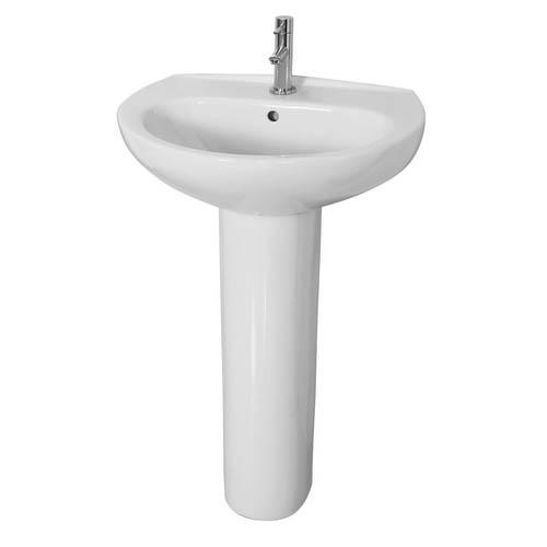 352484WH WHITE GEORGIA PLUS PEDESTAL FRESSSH Image 1