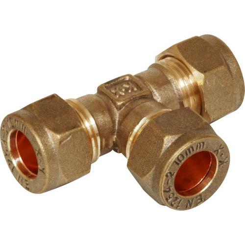 Compression Equal Tee (22mm)