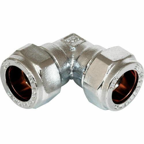 15MM CHROME COMPRESSION ELBOW Image 1