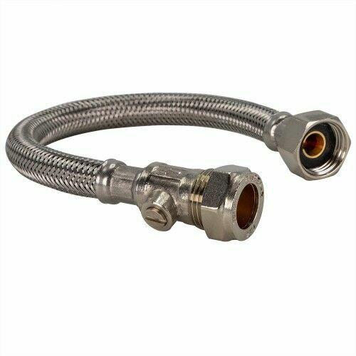 22MMX3/4" FLEXIBLE ISOVALVE TAP CONNECTOR Image 1