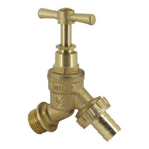 Brass Bibcock with Hose Union (1/2")