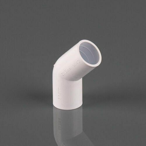 Waste White Overflow Obtuse Bend (21.5mm 135 Degree)