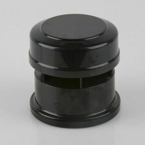 BS487B 110MM/82.4MM SOIL BLACK AIR ADMITTANCE VALVE BRETT MARTIN Image 1