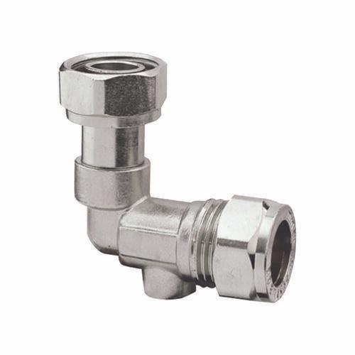 15MMX1/2" CHROME ANGLE SERVICE VALVE Image 1