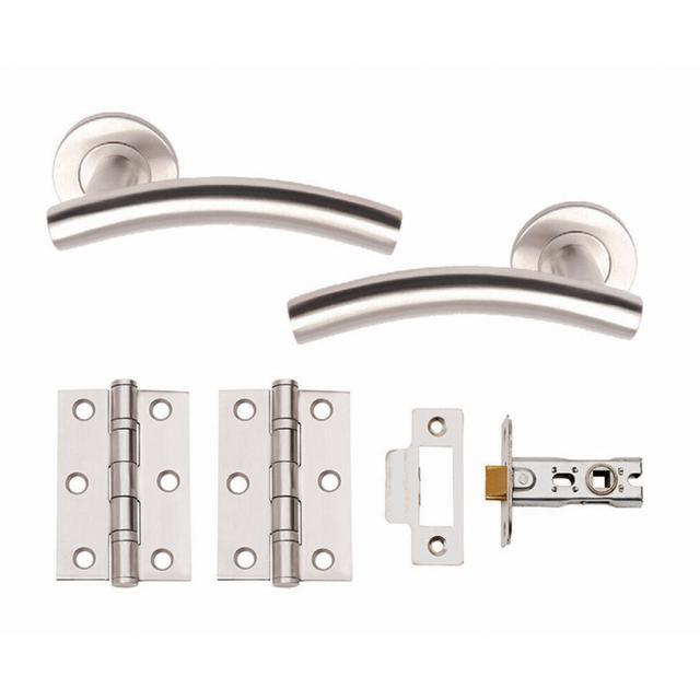 UNION Choice Passage Door Pack - Satin Stainless Steel