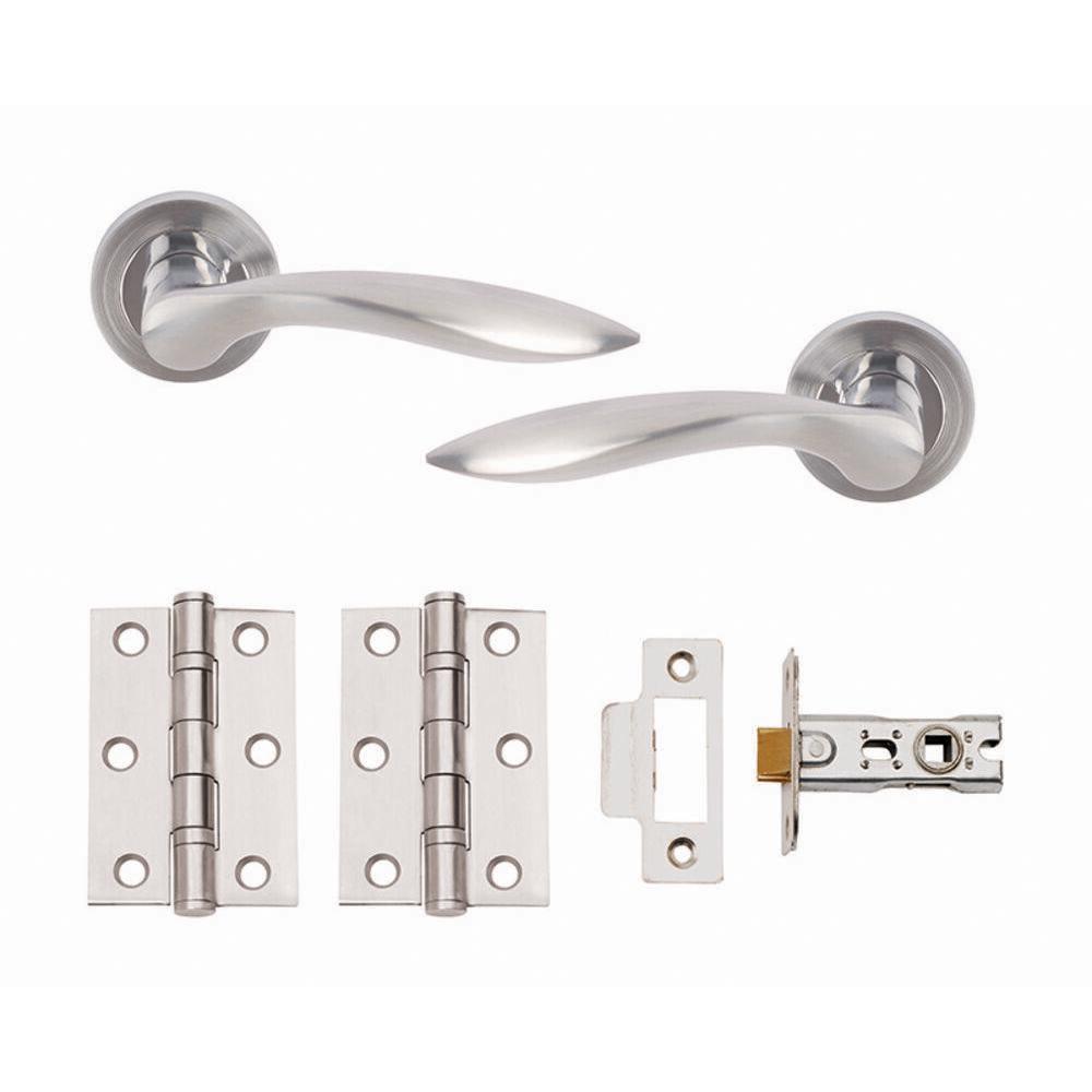 Open Door Pack - Polished Stainless Steel / Satin Chrome Dual Finish Image 1