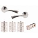 Flex Smart Internal Door Pack - Satin Chrome Plate Image 1