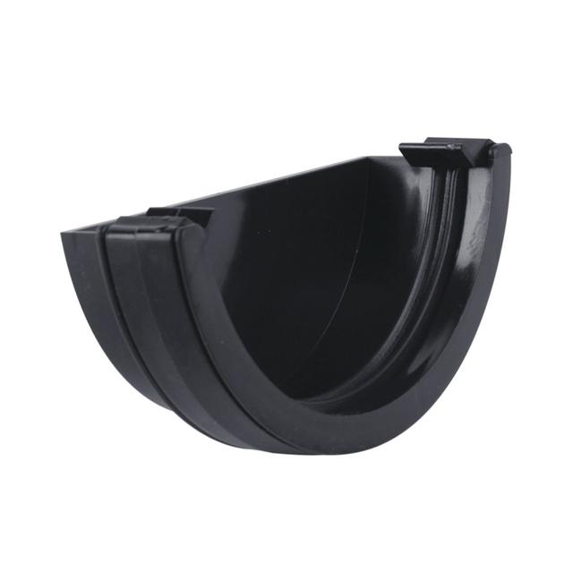 Brett Martin Anthracite Half Round External Stop End (112 x 65mm)