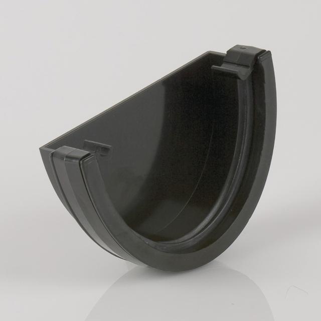 Brett Martin Black Deep Flow External Stop End (115 x 75mm)