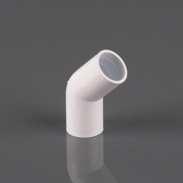 Brett Martin Waste White Overflow Obtuse Bend (21.5mm 135 Degree)