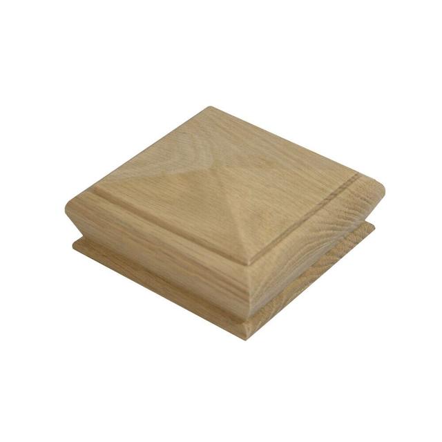 Richard Burbidge White Oak Pyramid Newel Cap (90mm)