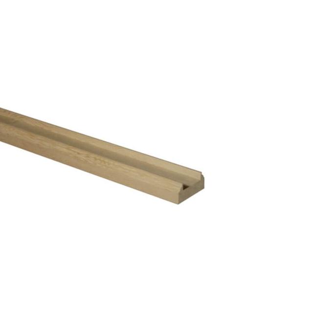 Richard Burbidge White Oak Grooved Baserail (3.6M 28 x 62mm 41mm)