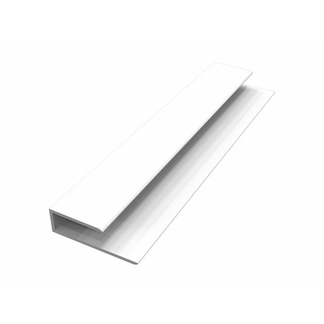 Freefoam Roofline White Hollow Soffit Starter / J Trim (5m)