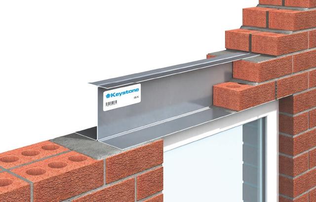 Keystone Standard Duty Solid Wall Steel Lintel SW/K