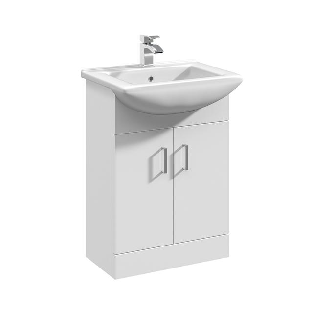 Fresssh New Helena 2 Door Vanity Unit Only - Requires Basin (550mm)