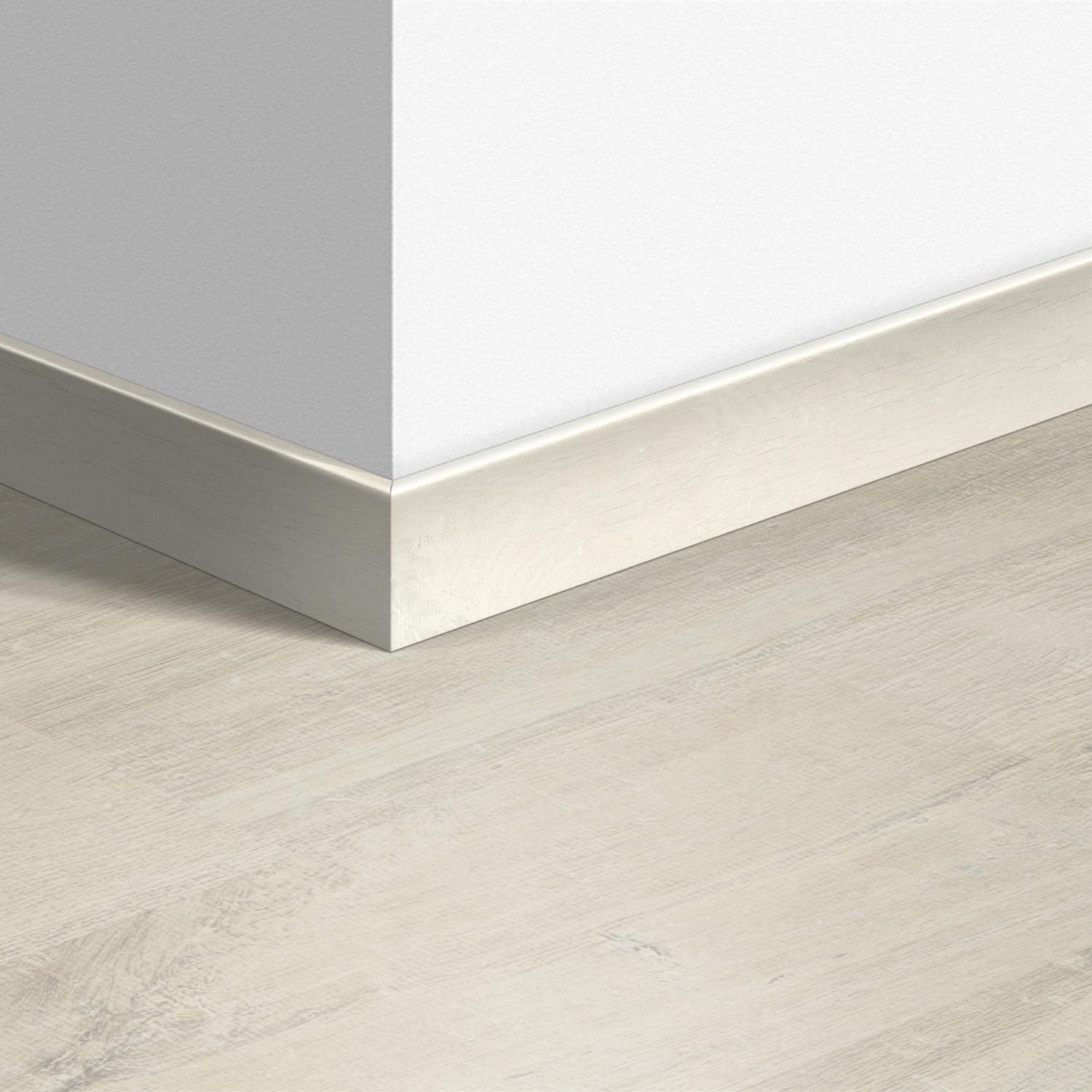58X12mm 2400mm Quickstep Charlotte Oak White Laminate Skirting Image 5