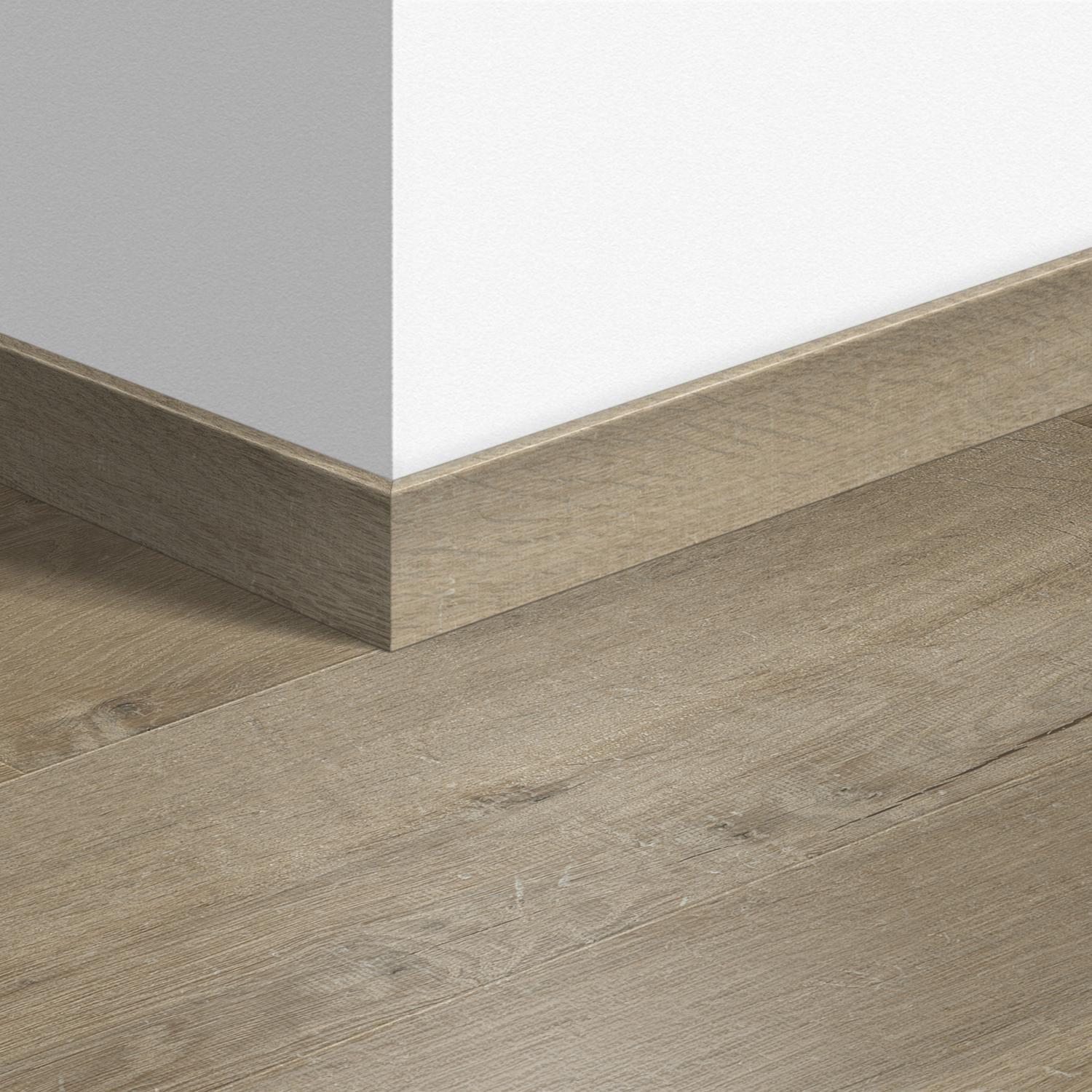 58X12mm 2400mm Quickstep Soft Oak Light Brown Laminate Skirting Image 5