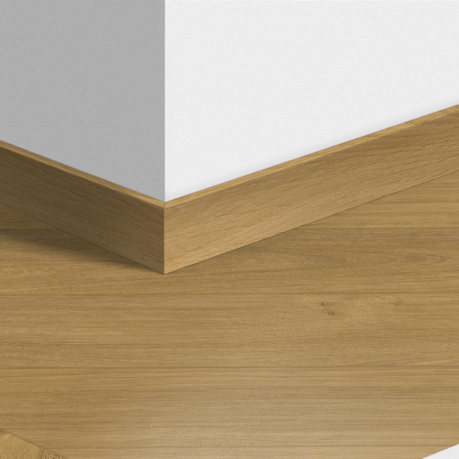 58X12mm 2400mm Quickstep Chevron Oak Natural Laminate Skirting Image 5