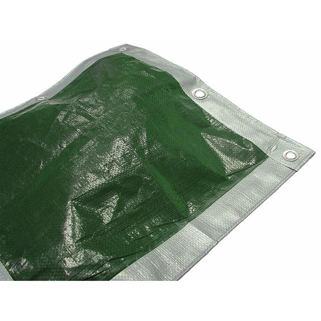 Faithfull Green/Silver Tarpaulin (12 x 9') FAITARP129