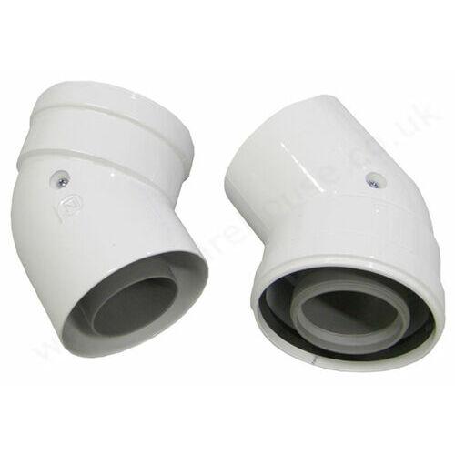 Baxi Multifit 135° Flue Bend (Pair) - 720647901