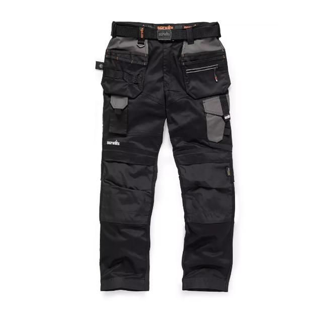Scruffs Regular Leg Black Pro Flex Holster Trouser