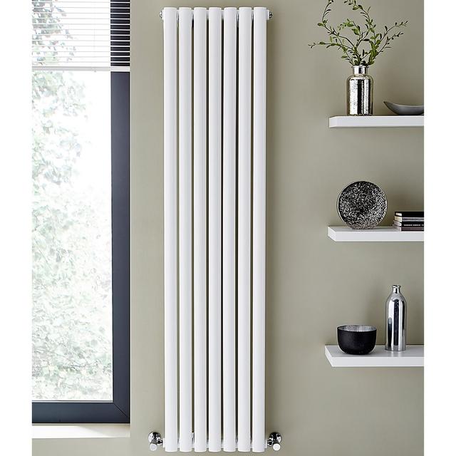 Kartell K-RAD Aspen White Vertical Single Radiator