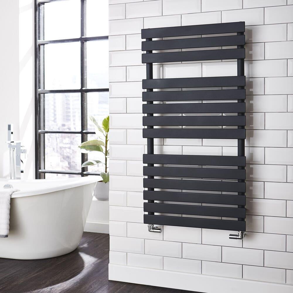 500X1185mm K-RAD Atlantic Matt Anthracite Designer Radiator