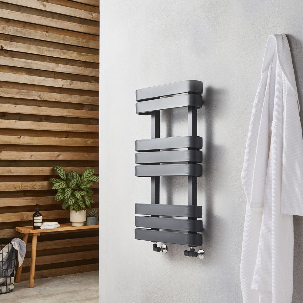 K-RAD Tampa Anthracite Designer Heated Rail