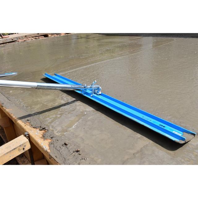 OX Pro Aluminium Bullfloat (1200mm) & Extendable Handle (1300-2400mm)